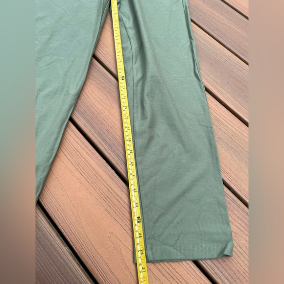 NWT Bobi Los Angeles short sleeve button front jogger jumpsuit, green, Small - Picture 8 of 11